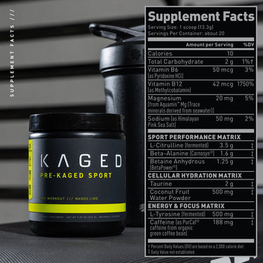 Pre-Kaged® Sport Sample